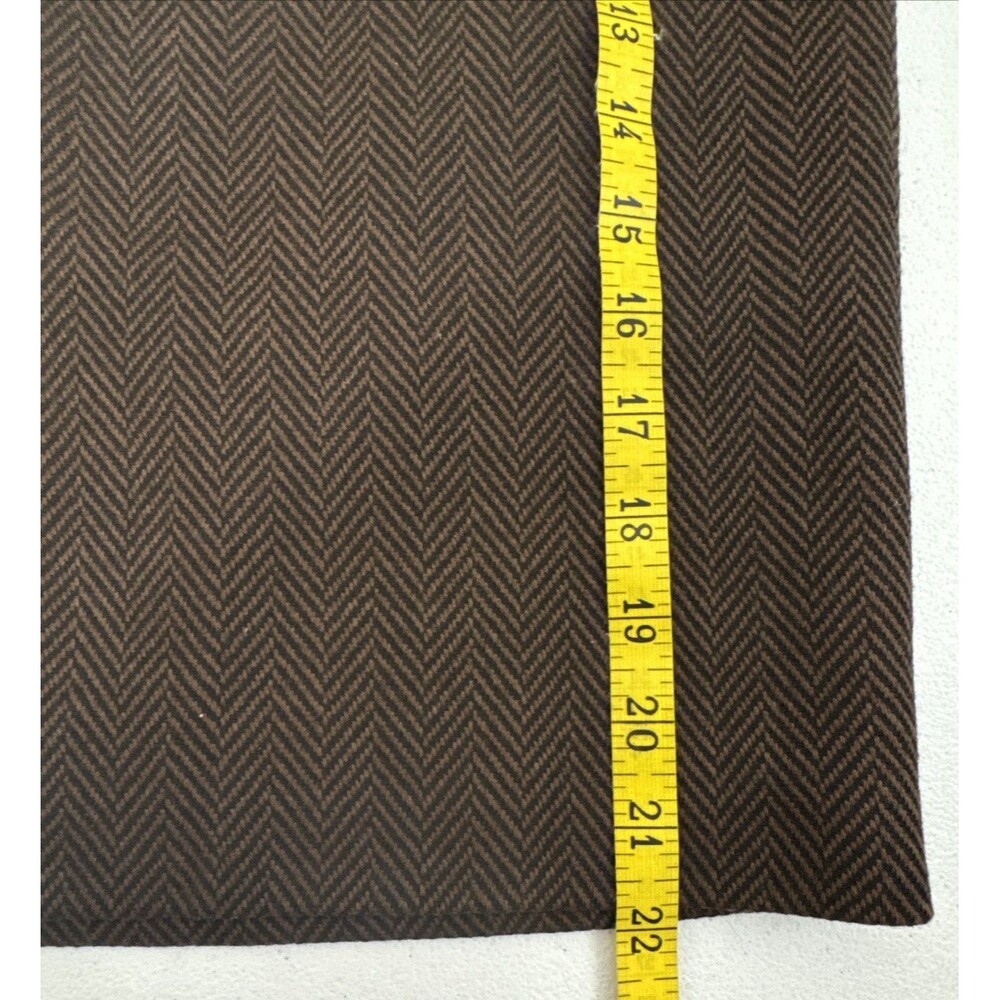 Dolce & Gabbana Womens Sz IT38 US4 Herringbone Virgin Wool Pencil Skirt Italy - Picture 15 of 16